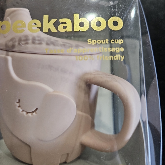 Food Grade Silicone Pink Baby Toddler Spout Cup Spoon Bowl Plate with Suction - Picture 13 of 13